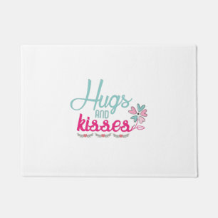Kussenbloem met een paar cadeautjes en kussens deurmat