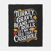 Kussenbonen en -rollen in Turkije laten me Cassero Fleece Deken (Voorkant)