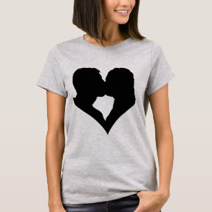 Kussend Coule Silhouet T-shirt