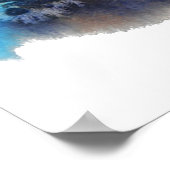 Kussende konijnen poster (Hoek)