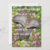 Kussende Paddenstoelen Uitnodiging (Achterkant)