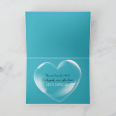 Kussende vis met Jubilea hartbellen Kaart (Binnen)