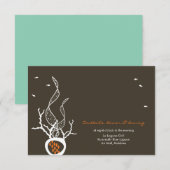 Kussende Vissen Koraal Strand Whimsical Cute Trouw Kaart (Voorkant / Achterkant)