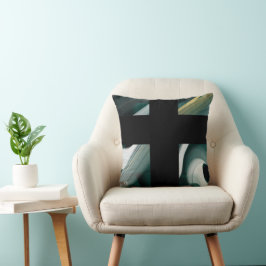 Kussenhoes Abstracte Trend Interieur Decoratie Zwa Kussen