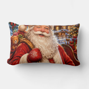 Kussenhoes met vintage Sinterklaas Kussen