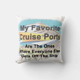 KUSSENHOES - Mijn favoriete cruisehavens - Kussen