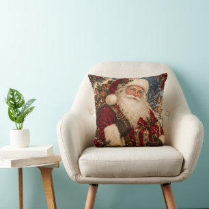Kussenhoes vintage Kerstman Kussen