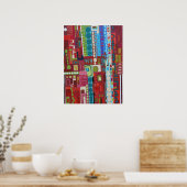 Kussenhuis 18 x 24 Poster (Keuken)