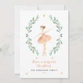 Kussenkerst met botanische kerst (Voorkant)