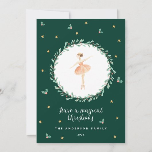 Kussenkerst met botanische kerst (Voorkant)