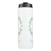 Kussenkerst met botanische kerst thermosbeker (Voorkant)