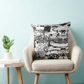 Kussenkussen Funky Dancing Man Pattern Artwork Kussen (Stoel)