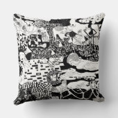 Kussenkussen Funky Dancing Man Pattern Artwork Kussen (Achterkant)