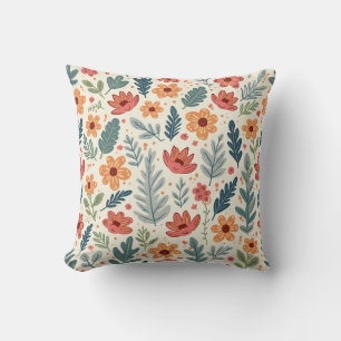 kussenkussen met bloemenpatroon kussen