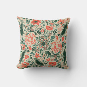 kussenkussen met bloemenpatroon kussen