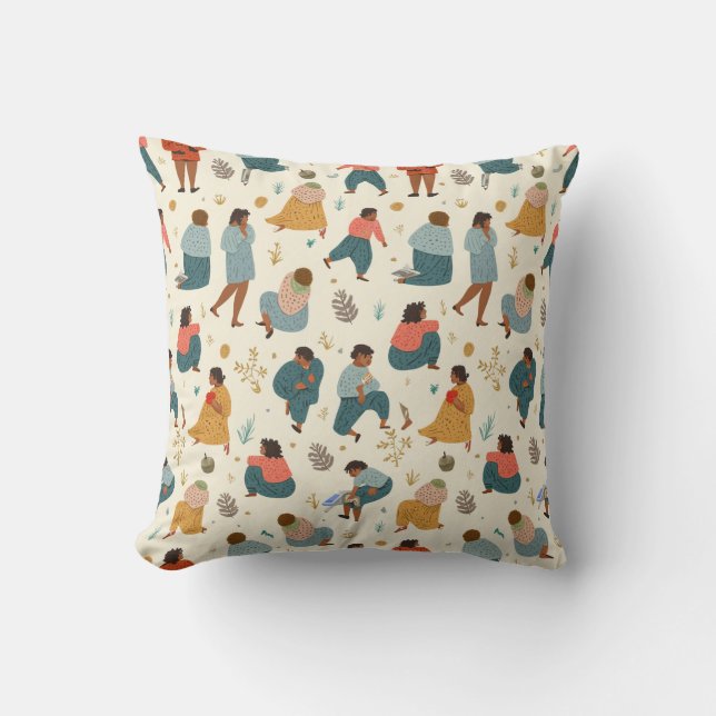 Kussenkussen met modern patroon ontwerp kussen (Voorkant)