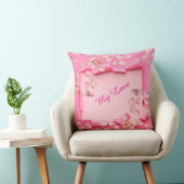 Kussenlaken Love Flowers Kussen (Stoel)