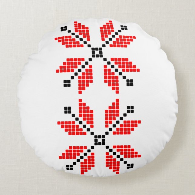 Kussenontwerp  rond kussen (Voorkant)