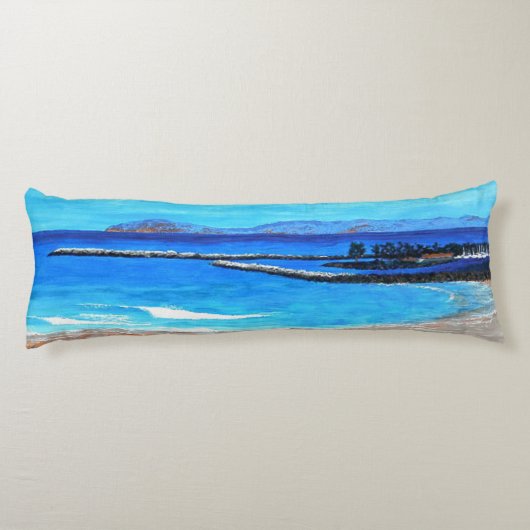 Kussens in de bubblepacific, Dana point harbour, (Achterkant)