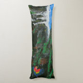 Kussens van de bloedige stille oceaan, tropisch ei (Achterkant (Verticaal))