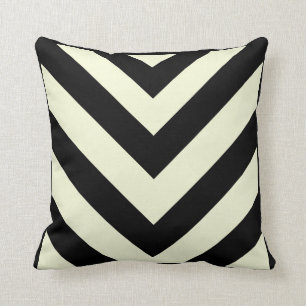 Kussens van het zwarte en witte Chevron Pattern