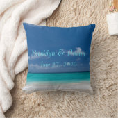 Kussens voor blauwe strandbruiloft (Deken)