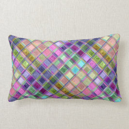 Kussens voor kleurrijke mozaïekkunst