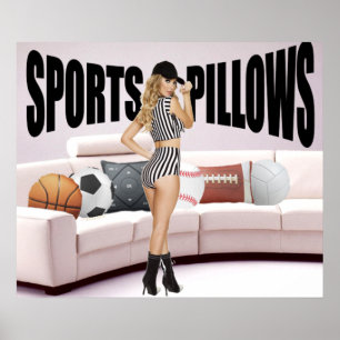 Kussens voor sport poster