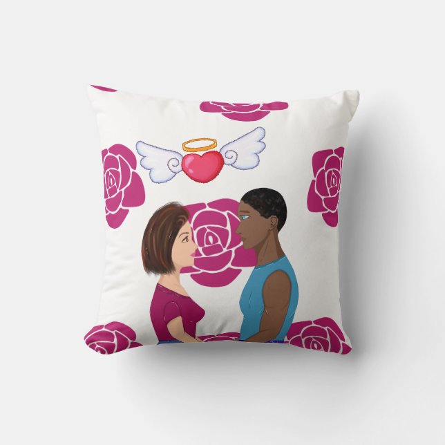 Kussens zijn niet alleen om te slapen. (Voorkant)