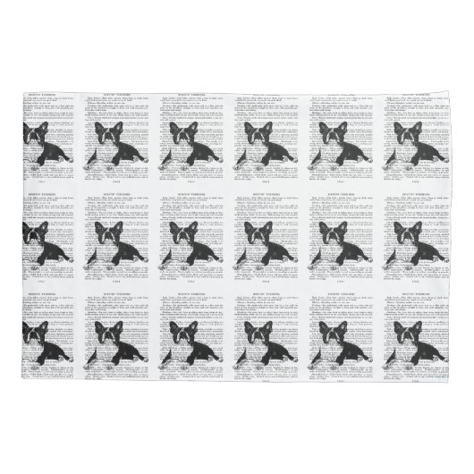 KUSSENSLOOP - BOSTON TERRIER- STANDAARDMAAT (Achterkant)