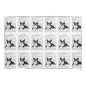 KUSSENSLOOP - BOSTON TERRIER- STANDAARDMAAT (Voorkant)