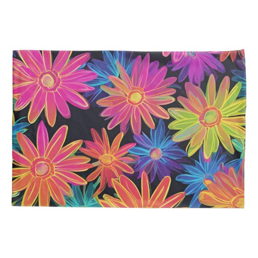 Kussensloop Bright Wildflowers (Achterkant)