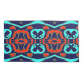 Kussensloop, Een kleurrijke all over print Kussensloop (Achterkant-Links)