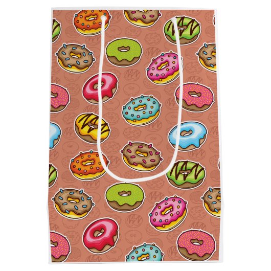 Kussensloop met doughnuts medium cadeauzakje (Achterkant)