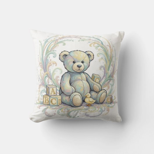 Kussensloop met teddybeer kussen (Voorkant)