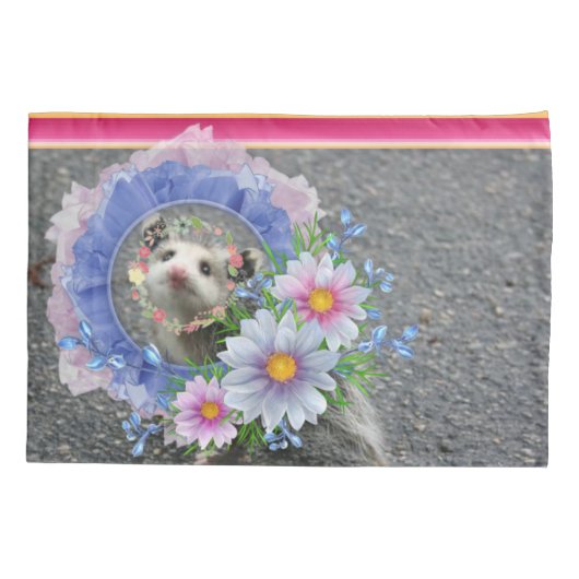Kussensloop Opossum Bloem (Achterkant)