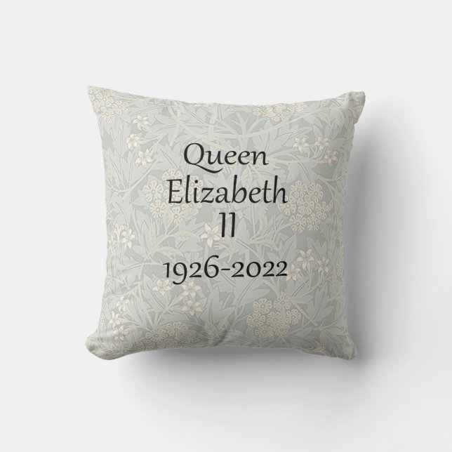 Kussensloop Queen Elizabeth II 1926-2022 Kussen (Voorkant)