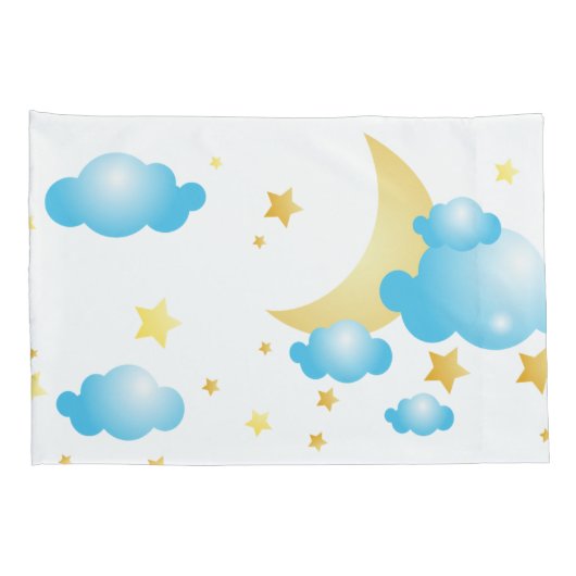 Kussensloop Set-I Love You To The Moon en terug (Achterkant-Rechts)