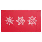 Kussensloop Set King Snowflakes (Voorkant-Rechts)