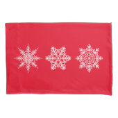 Kussensloop Set-Snowflakes (Voorkant-Links)