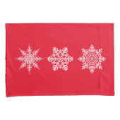 Kussensloop Set-Snowflakes (Voorkant-Rechts)