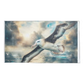 Kussensloop Single King Size Bird Albatross Print (Achterkant)