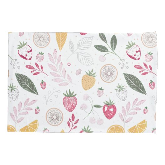 Kussensloop van aardbeiencitrusvruchten (Achterkant)