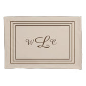 Kussensloop van persoonlijke initialen (Voorkant)