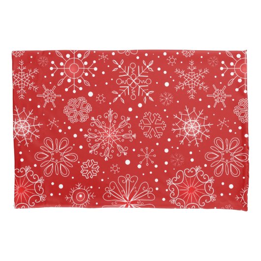 Kussensloop voor vakantiewintervlokken (Voorkant)