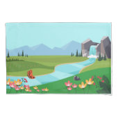 Kussensloop: Zonsopgang over de bergkam Kussensloop (Voorkant)