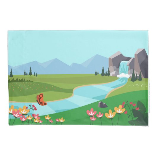 Kussensloop: Zonsopgang over de bergkam Kussensloop (Voorkant)