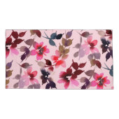 Kussenslopen - Florentijdse afdruk op een roze ach (Achterkant-Links)