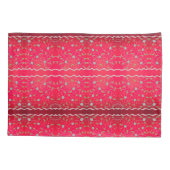 Kussenslopen met grijs en fuchsia roze (Achterkant)