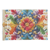 Kussenslopen Regenboogbloemen Floral Design (Voorkant-Rechts)